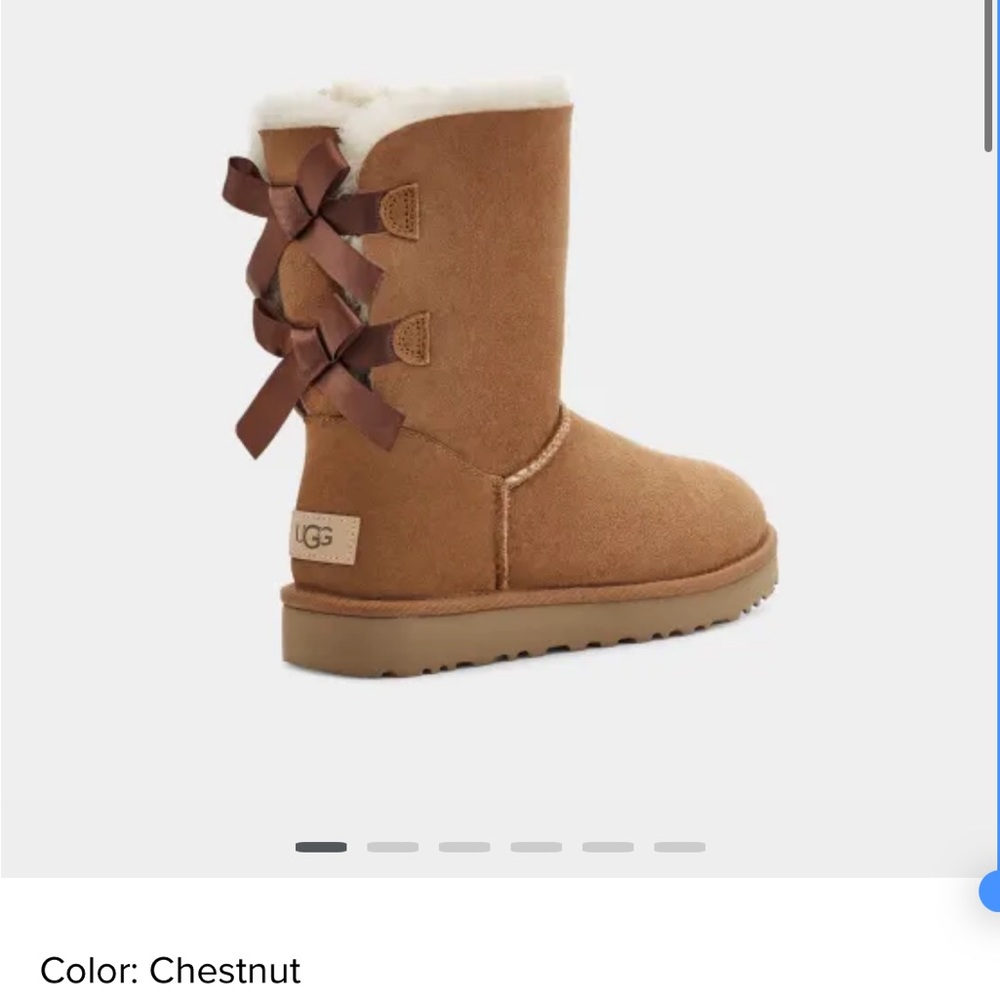 UGGs bailey bow chestnut